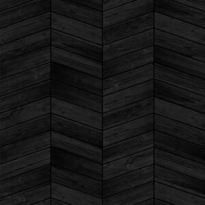 Black Wood Herringbone